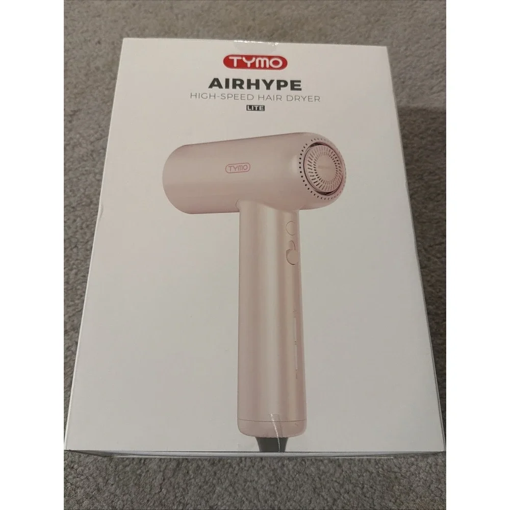 TYMO Airhype Lite High Speed Hair Dryer + Nozzle - Champagne Pink